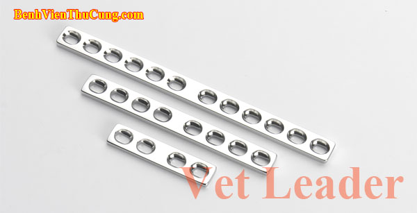 Thiết bị y tế Nẹp khoá nén 2.0mm 5 lổ Titan Vet Leader dành cho phẫu thuật xương thú y - Veterinary Orthopedy Implants Surgical Orthopedic Titanium DCP locking plate