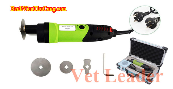 Thiết bị phẫu thuật y tế : Máy cưa bột / máy cắt bột thạch cao y khoa, thú y - Veterinary orthopedic Plaster Saw MCB thương hiệu Vet Leader