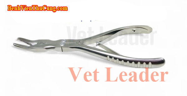 Thiết bị y tế phẫu thuật thú y : Gu gặm xương có trợ lực - Veterinary orthopedic bone ruskin rongeur Vet Leader GGX