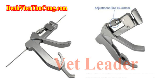 Thiết bị phẫu thuật y tế thú y : Kẹp ghim, nhổ đinh nội tủy Kirschner chuyên dụng - Kirschner Wire extractor piler Vet Leader